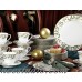 Noritake Holly and Berry Gold 40 Piece Dinnerware Set, Service for 8 NTK3572